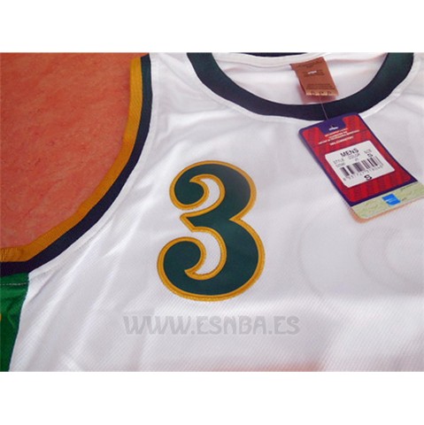 Camiseta Bethel Allen Iverson #3 Blanco